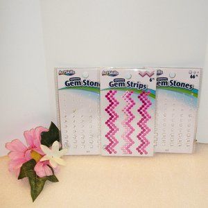 3 Packs ArtSkills Adhesive Gem Stones NEW